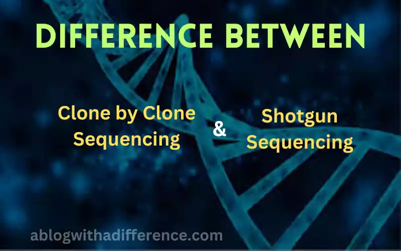 Clone by Clone Sequencing and Shotgun Sequencing 7 best difference